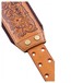 Right On Straps LEATHERCRAFT Charro Guitar Strap, Woody