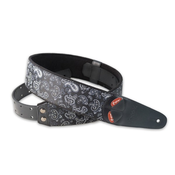 Right On Straps MOJO Paisley Guitar Strap, Black