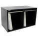 Sefour Vinyl Carry Box to Hold 240 Records, Black - Angled 2