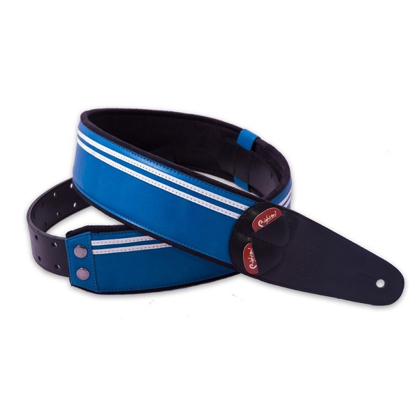 Right On Straps MOJO Race Guitar Strap, Blue