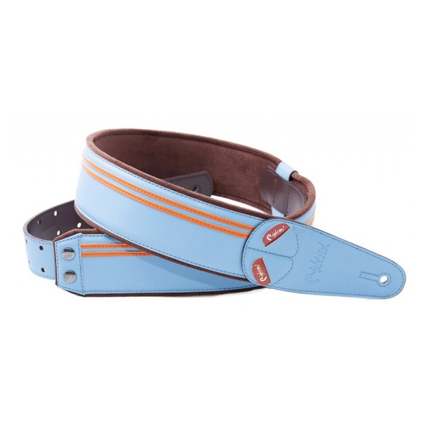 Right On Straps MOJO Race Guitar Strap, Sonic Blue