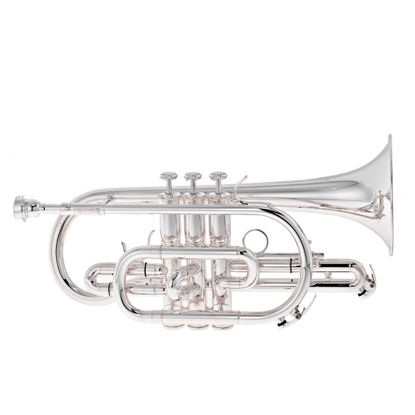 Besson BE120 Prodige Cornet, Silver Plate