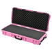 SKB iSeries 3614-6 Waterproof Case (With Layered Foam), Pink - Angled Open 2