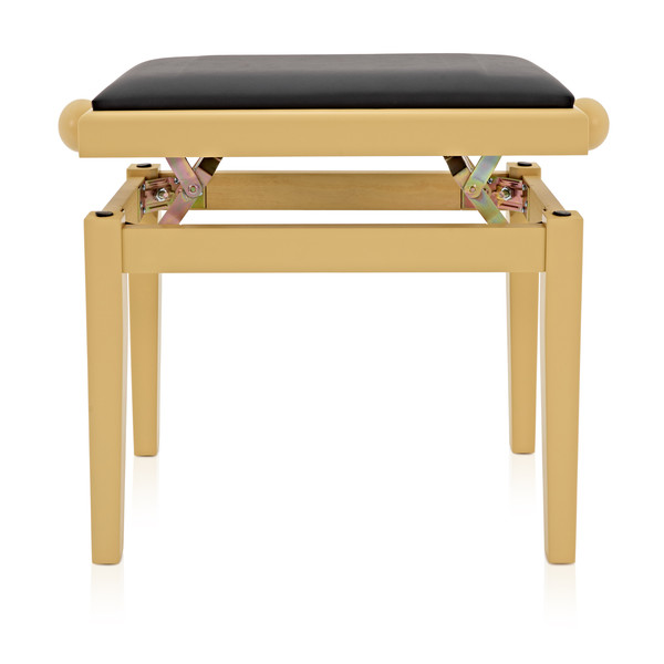 Adjustable Piano Stool by Gear4music, Light Cherry