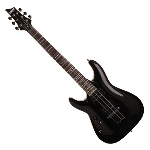 Schecter Omen-6 Left Handed Electric Guitar, Black