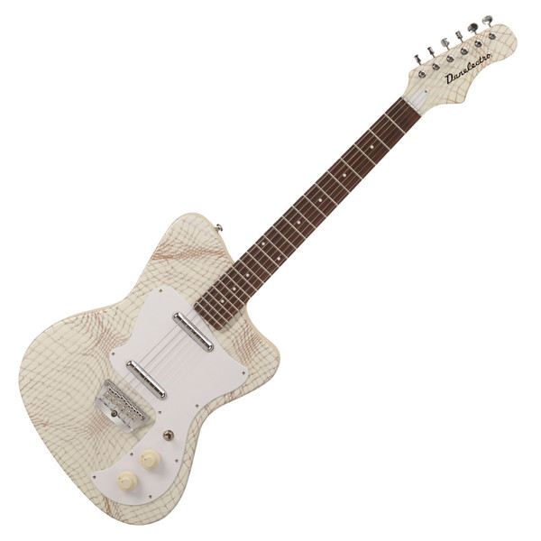 Danelectro 67 Heaven Guitar, Alligator Creme