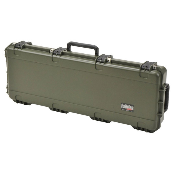 SKB iSeries 4214-5 Waterproof Case (Empty), Olive Drap - Angled Closed