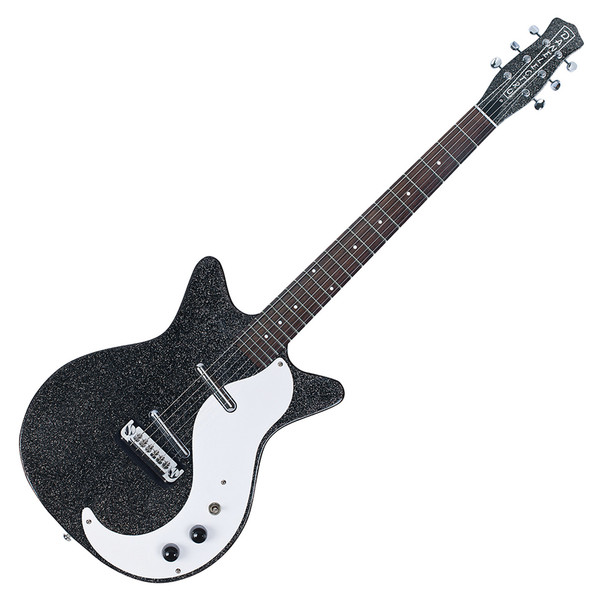 Danelectro DC59 MJ Electric Guitar, Black Metal Flake