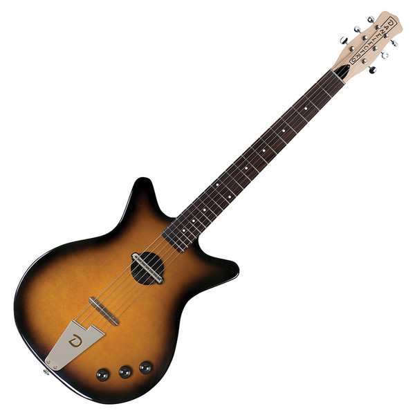 Danelectro Convertible Electric Guitar, Tobacco Sunburst