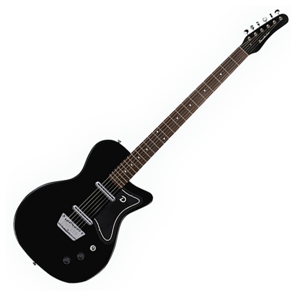 Danelectro 56 Baritone Electric Guitar, Black Metal Flake