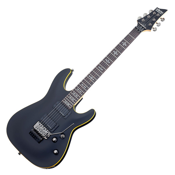 Schecter Demon-6 FR Electric Guitar, Satin Black