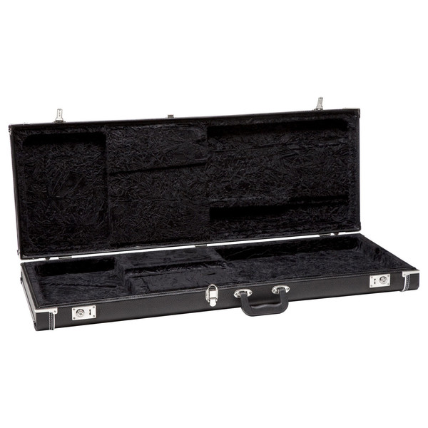 Fender American Standard Jazz Bass, RW, Black - Case Open
