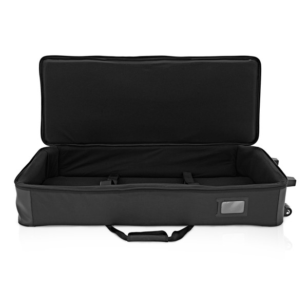 61 Key Lightweight Keyboard Case with Wheels by Gear4music