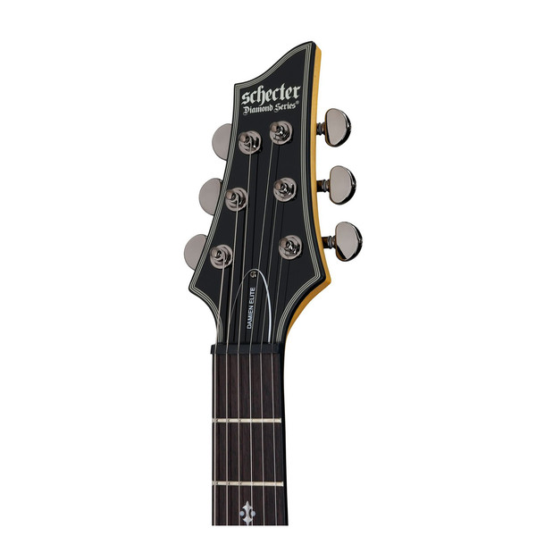 DISC Schecter Damien Elite-6 Electric Guitar, Trans Black Burst at