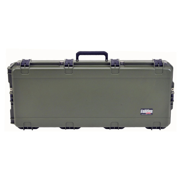 SKB iSeries 4217-7 Waterproof Case (With Layered Foam), Olive Drap - Front