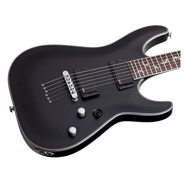 Schecter Damien Platinum-6 Electric Guitar, Satin Black