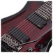 Schecter Damien Elite-7 FR Electric Guitar, Crimson Red Burst