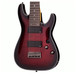 Schecter Damien Elite-8 Electric Guitar, Crimson Red Burst