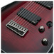 Schecter Damien Elite-8 Electric Guitar, Crimson Red Burst