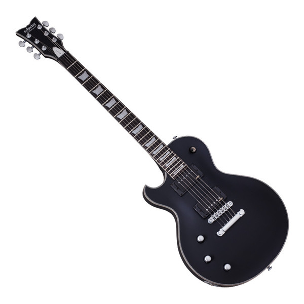 Schecter Solo-II Platinum Left Handed Electric Guitar, Satin Black