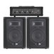 200W Phonic PA System with FX Mixer and Speakers