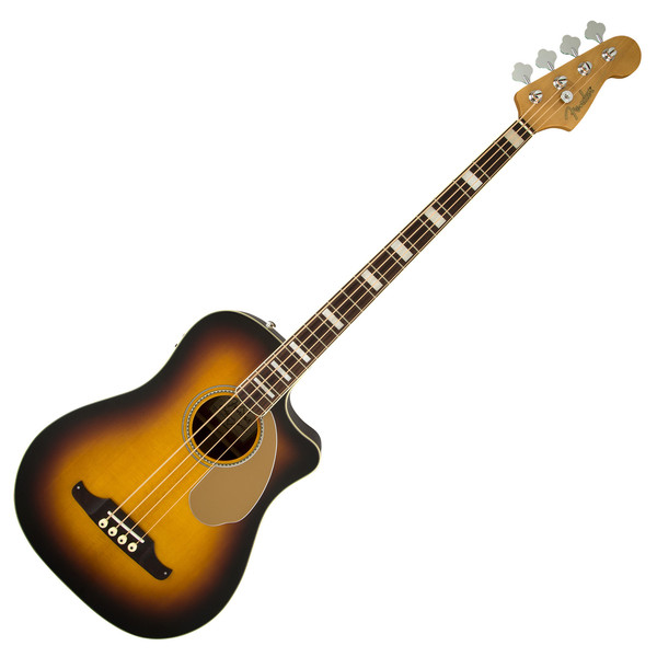 Fender FSR Kingman SCE Acoustic Bass Guitar, 3 Tone Sunburst