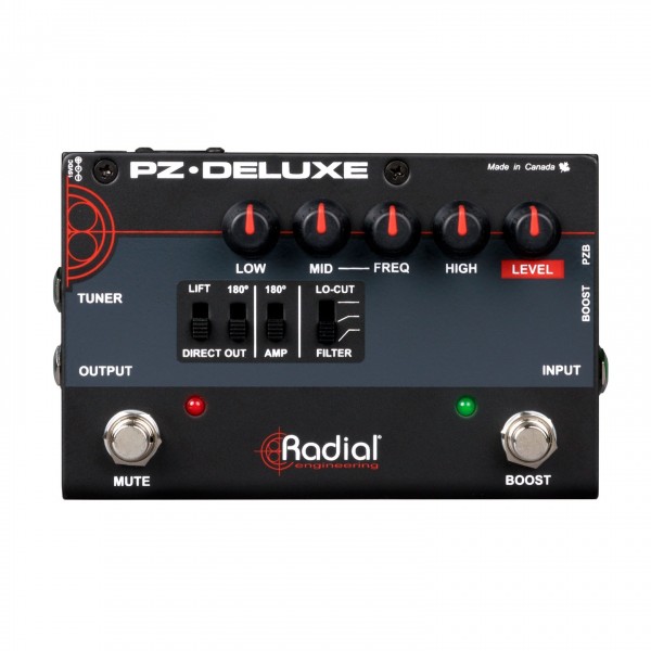 Radial Tonebone PZ-Deluxe Acoustic Preamp - Front