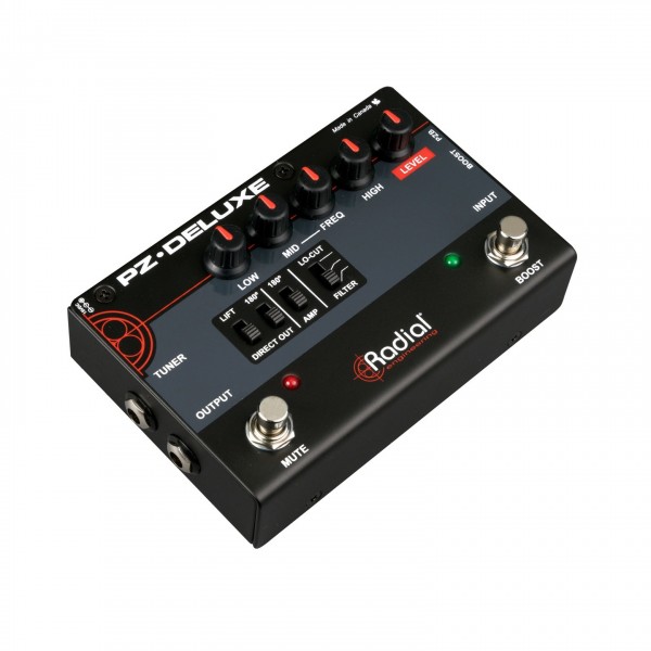 Radial Tonebone PZ-Deluxe Acoustic Preamp - Front Angled Right