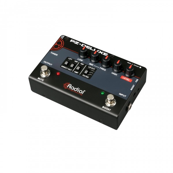 Radial Tonebone PZ-Deluxe Acoustic Preamp - Front Angled Left