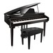 GDP-200 Digital Grand Piano with Piano Stool by Gear4music