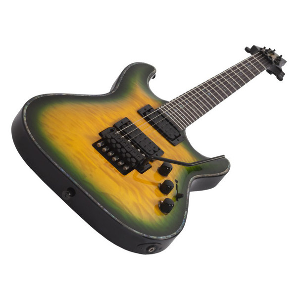 DISC Schecter Hellraiser C-1 FR Passive Electric Guitar, Dragon