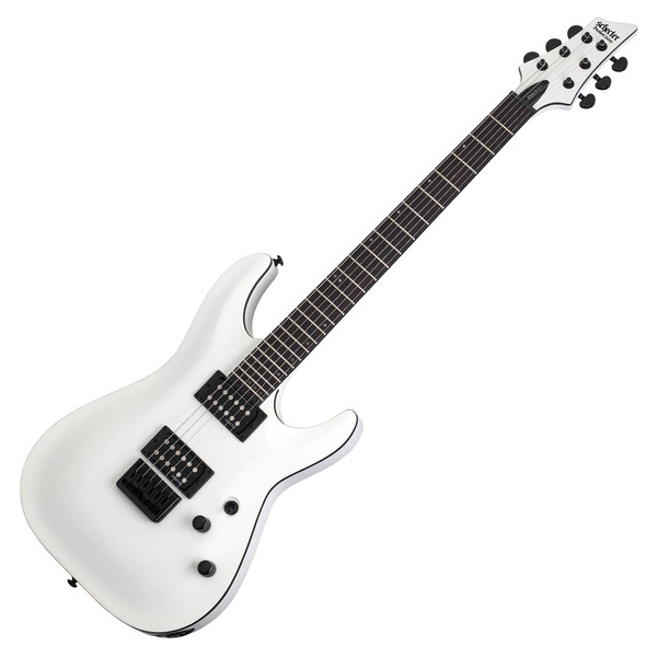 Schecter Stealth C-1 Electric Guitar, Satin White