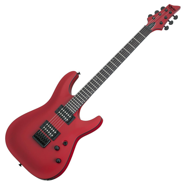 Schecter Stealth C-1 Electric Guitar, Satin Red