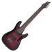 Schecter Damien Elite-8 Electric Guitar, Crimson Red Burst