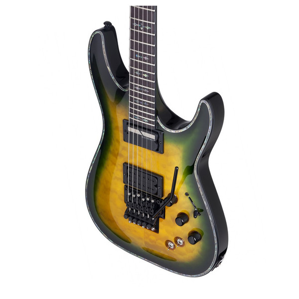 Schecter Hellraiser C-1 FR S Passive, Dragon Burst at Gear4music