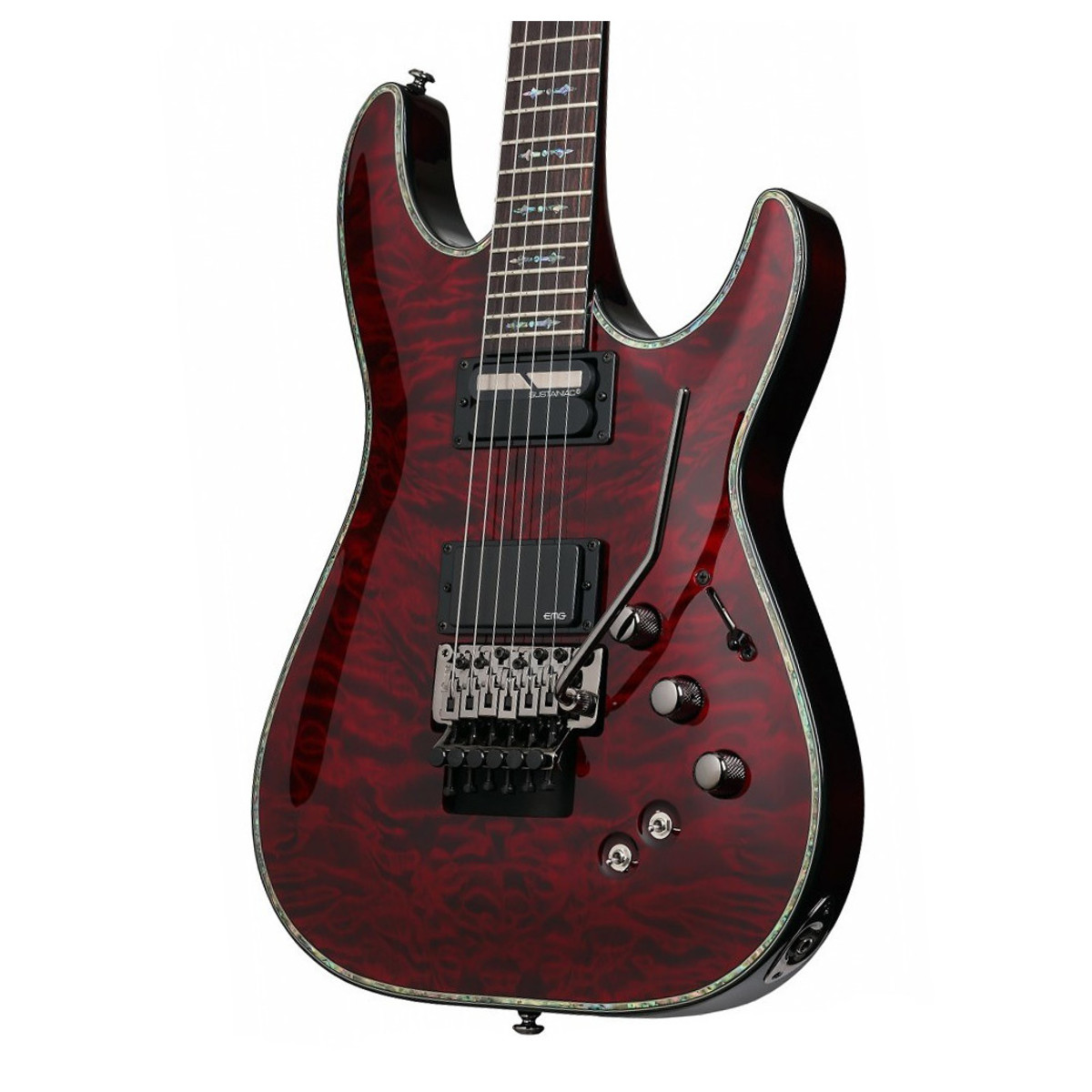 DISC Schecter Hellraiser C-1 FR S Passive Electric Guitar, Cherry At ...