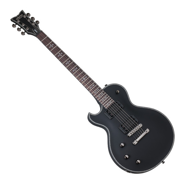 Schecter Hellraiser Solo-II Passive Left Handed Guitar, Satin Black