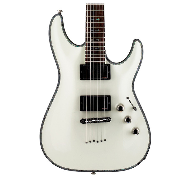 Schecter Hellraiser C-1 Electric Guitar, Gloss White at