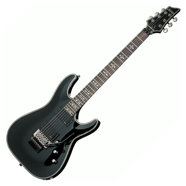 Schecter Hellraiser C-1 FR Electric Guitar, Gloss Black