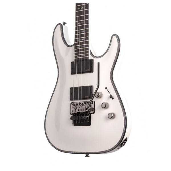 DISC Schecter Hellraiser C-1 FR Electric Guitar, Gloss White