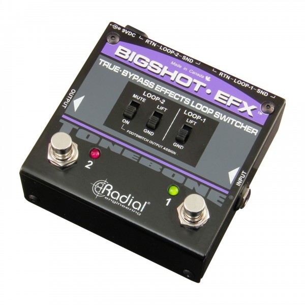Radial Tonebone BigShot EFX Effects Loop Controller Side View