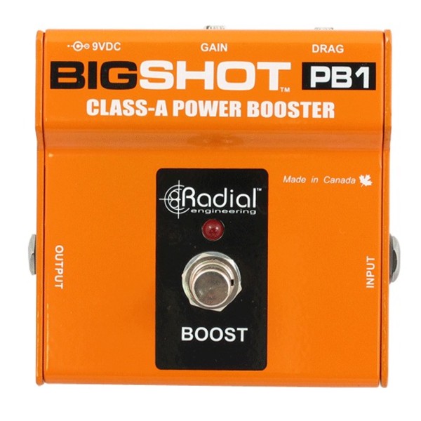 Radial Tonebone BigShot PB1 Class-A Power Booster - Front View