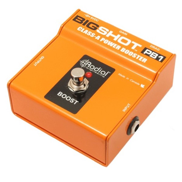 Radial Tonebone BigShot PB1 Class-A Power Booster - Side View