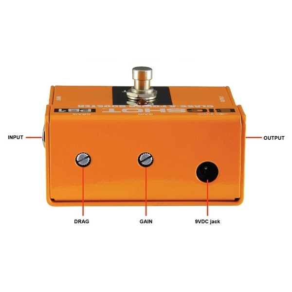Radial Tonebone BigShot PB1 Class-A Power Booster - Rear View