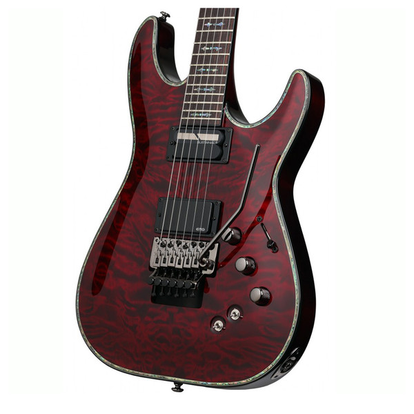 Schecter Hellraiser C-1 FR S Electric Guitar, Black Cherry at 