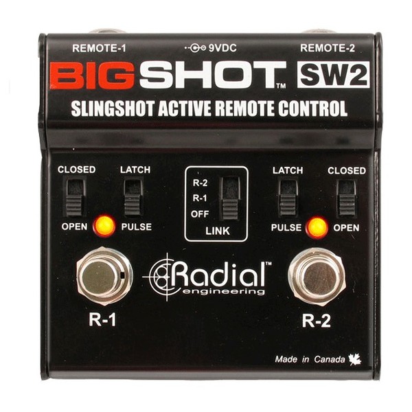 Radial Tonebone BigShot SW2 Remote Footswitch Front