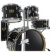 WHD Birch 5-Piece Swing Drum Kit, Black