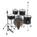 WHD Birch 5-Piece Swing Drum Kit, Black