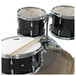 WHD Birch 5-Piece Swing Drum Kit, Black