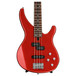 Yamaha TRBX204 4-String Electric Bass Guitar, Bright Red Metallic - Body